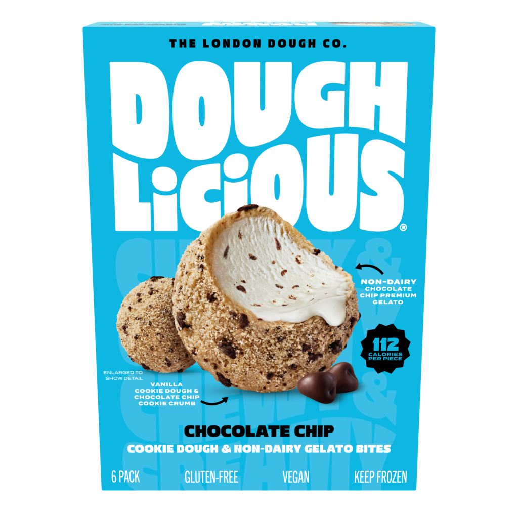 80078 Doughlicious VEGAN Choc Chip Cookie Dough Gelato Bites