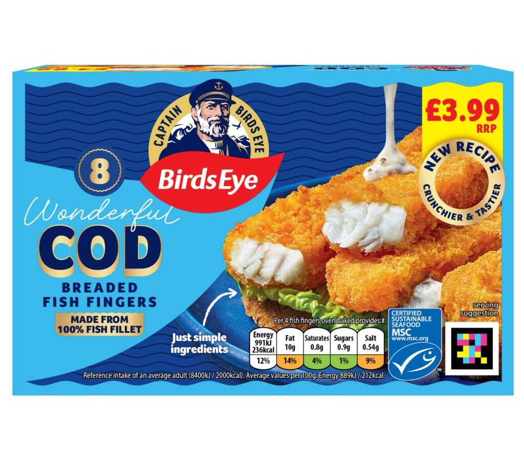 98205 PM 3.99 Birds Eye 8 Crispy Battered Fish Fingers